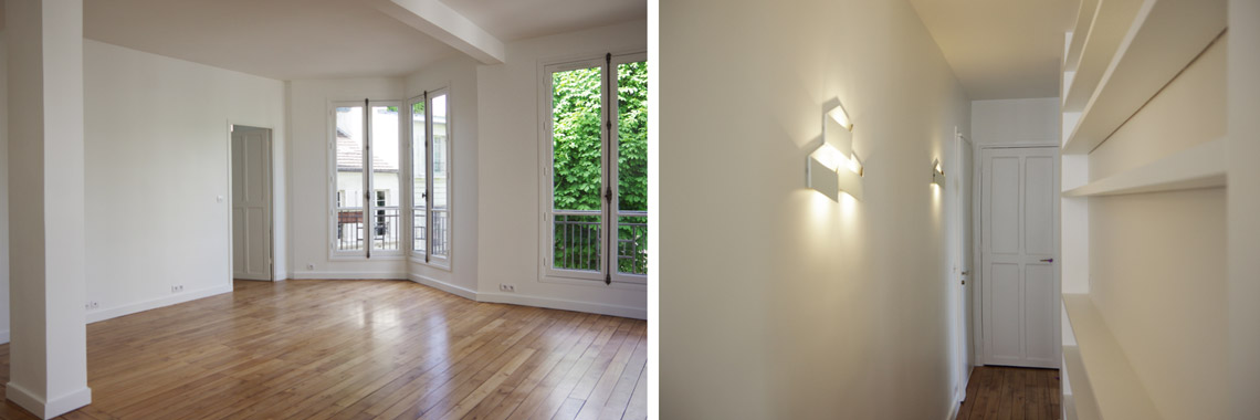 fenêtres pointe de diamant applique Fold Surface Vibia