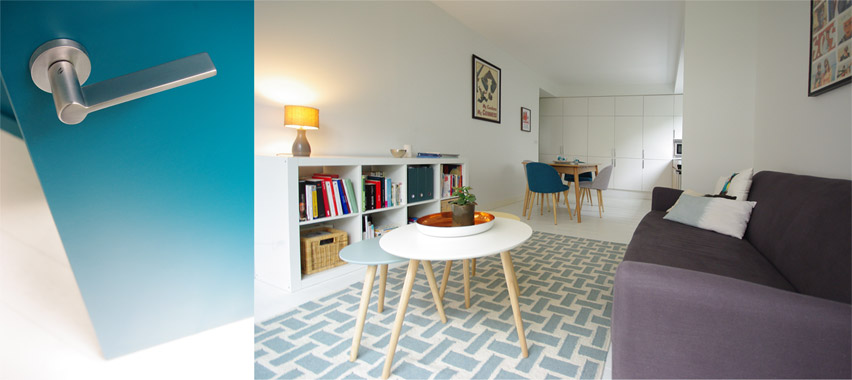 crimee parquet blanc porte couleur