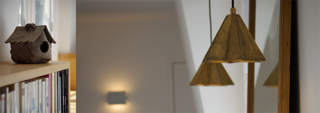suspensions cuivre applique pivotante charlotte Perriand