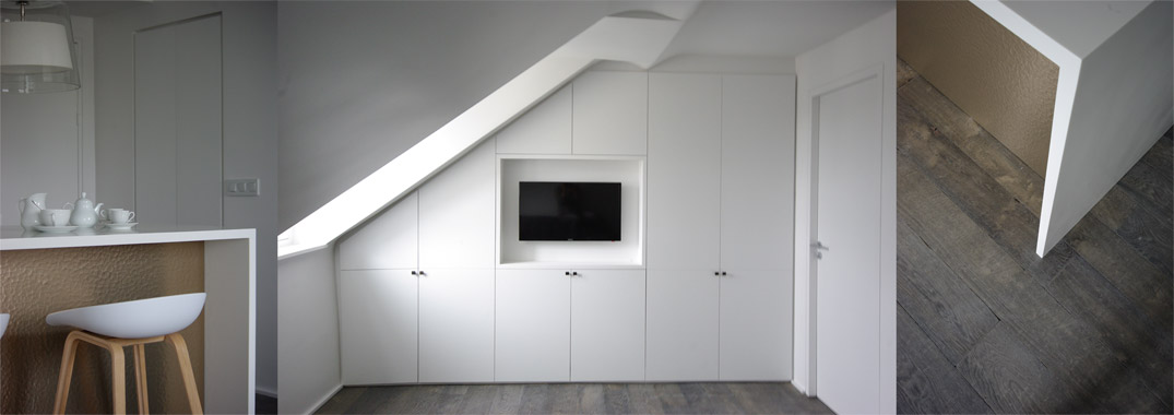ilot cuisine corian cuivre martelé 